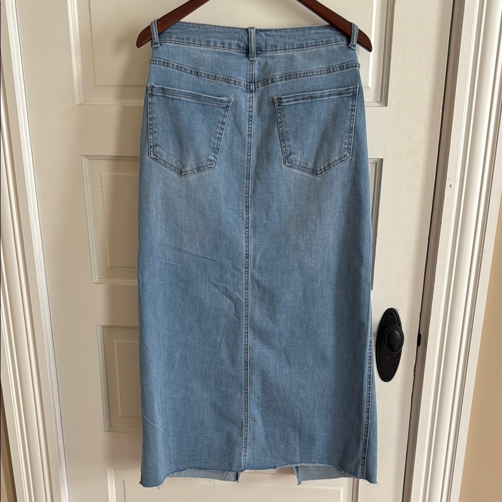 NWOT Midi Denim Skirt - Picture 2 of 5